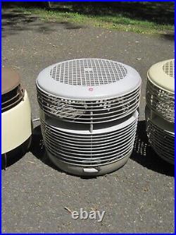 4 Vintage HASSOCK FANS Floor Fans GE Dayton Lasko