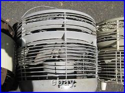 4 Vintage HASSOCK FANS Floor Fans GE Dayton Lasko