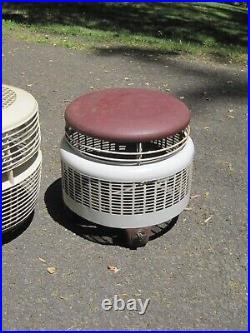 4 Vintage HASSOCK FANS Floor Fans GE Dayton Lasko