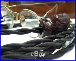 5-Pack Vintage BLACK Antique Style Electrical Plug Lamp Cord Lamp Rewire