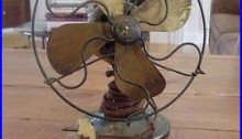 6 Series G General Electric / G. E. Antique Desk Top Electric Fan Not Restored