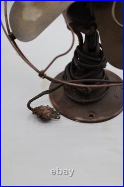 9-inch General Electric Whiz non-oscillating desk fan- Antique 1920's