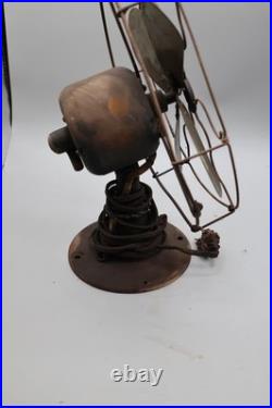 9-inch General Electric Whiz non-oscillating desk fan- Antique 1920's