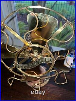 ALL BRASS -Antique 8 Westinghouse Fan