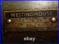 ANTIQUE 6 ft INDUSTRIAL HEAVYWEIGHT WESTINGHOUSE FLOOR STAND FAN