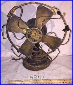 Antique 8 Inch Blade Robbins Myers The Standard Ac Electric Fan Vintage Project