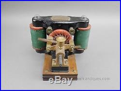 Antique Electric Bipolar Fan Detroit Motor Co 1/8 HP 110v Cast Iron Open Frame