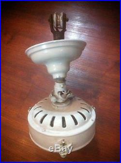 Antique Estate C1910 Marelli Maestralino Cast Iron Electric Art Deco Ceiling Fan