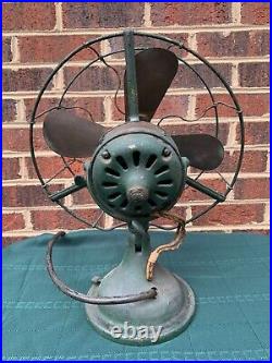 ANTIQUE GE General Electric BMY CAST IRON 16 ELECTRIC FAN 13 Cage DATE 1895