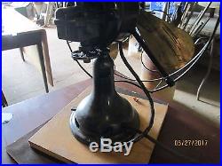 ANTIQUE ROBINS & MYERS ELECTRIC FAN With BRASS BLADES ALL 3 SPEEDS WORK