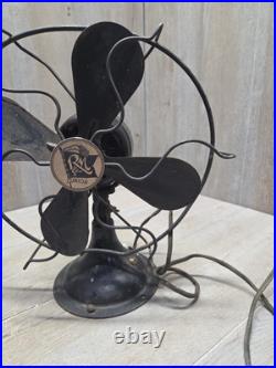 ANTIQUE VINTAGE R&M JUNIOR 8 INCH ELECTRIC FAN (NEEDS REPAIRED But Works) ANTIQUE VINTAGE R&M JUNIOR 8 INCH ELECTRIC FAN (NEEDS REPAIRED But Works)