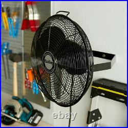 Air King 18 1/6 HP 3-Speed Totally Enclosed Pivoting Head Multi-Mount Fan