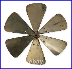 Antique 12 Electric Emerson Meston Fan Blade Brass