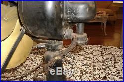 Antique 12 Emerson 6 Parker Blade brass Oscillating Fan Model 71666 to restore