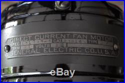 Antique 12 General Electric Dc Fan Custom Restoration
