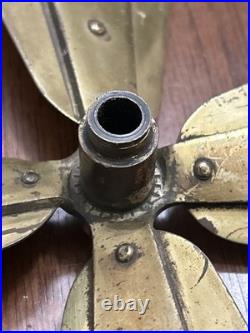 Antique 16 Solid Brass Electric Fan Blade 4 Blades