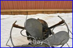 Antique 1906 Western Electric 107988 Victor 12 Tank Motor Fan Brass Blades RARE