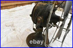 Antique 1906 Western Electric 107988 Victor 12 Tank Motor Fan Brass Blades RARE