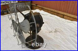 Antique 1906 Western Electric 107988 Victor 12 Tank Motor Fan Brass Blades RARE