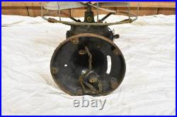 Antique 1906 Western Electric 107988 Victor 12 Tank Motor Fan Brass Blades RARE