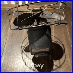 Antique 1910s R&M Robbins & Myers 9 Desk Fan Model WORK NEEDED Vintage