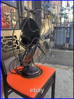 Antique 1910s Westinghouse 16 Oscillating Desk Fan 164851D Working