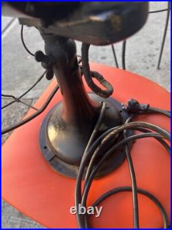 Antique 1910s Westinghouse 16 Oscillating Desk Fan 164851D Working
