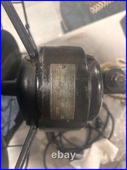 Antique 1910s Westinghouse 16 Oscillating Desk Fan 164851D Working