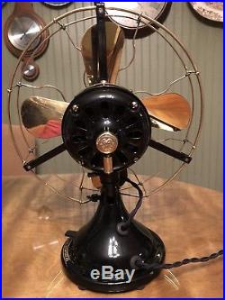 Antique 1913 GE 12 BB/BC Stationary General Electric Fan RESTORED Cross listed