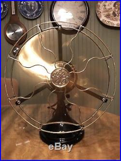 Antique 1913 GE 12 BB/BC Stationary General Electric Fan RESTORED Cross listed