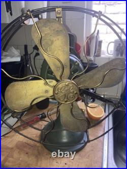 Antique 1917-1920 GE Electric Fan Collectors Heavy Antique 1917-1920 GE Electric Fan Collectors Heavy