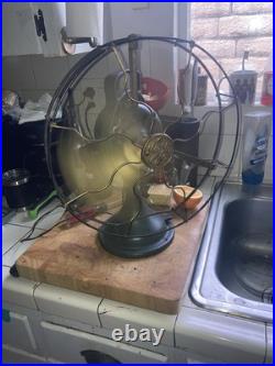Antique 1917-1920 GE Electric Fan Collectors Heavy Antique 1917-1920 GE Electric Fan Collectors Heavy