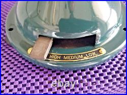 Antique 1918 G. E. 78777 3 stars 12 6 SB/BC Oscillating Desk Fan 3 speeds RARE