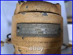 Antique 1920-30s Metal/ Cast Iron Westinghouse Oscillating Desk Fan Style 363329 Antique 1920-30s Metal/ Cast Iron Westinghouse Oscillating Desk Fan Style 363329