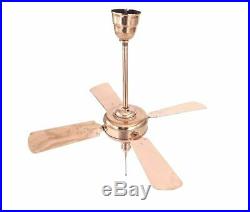Antique 1920 Westinghouse Electric Sidewinder Ceiling Fan Restored Copper Finish