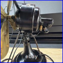 Antique 1920's Robbins & Myers 2417 16 3 Speed Oscillating Brass Gear Back