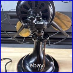 Antique 1920's Robbins & Myers 2417 16 3 Speed Oscillating Brass Gear Back