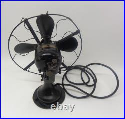 Antique 1920's Westinghouse Table/Desk 10 4 Blade Electric Fan