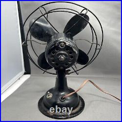 Antique 1920s 1930s Signal Electric MFG Cool Spot Signal Type 214 Desk Fan