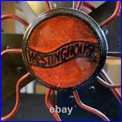 Antique 1920s Westinghouse 16 Oscillating Desk Fan 321347 New Cord Tested Works