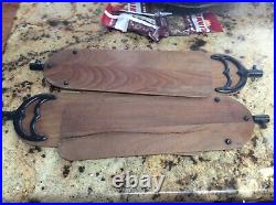 Antique 1920s to 1930s hunter r 52 ceiling fans tested working four fan blades
