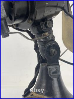 Antique 1925 Polar Cub 10 Type H Electric Oscillating Fan, Fan Works Original