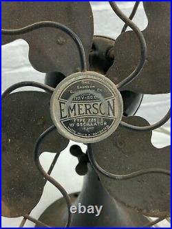 Antique 1930's Emerson Electric Fan 10 Oscillator Type 2250 B