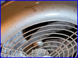 Antique 1930s Kenmore Space Heater Round Steel Industrial Steampunk Fan Pre war
