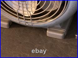 Antique 1930s Kenmore Space Heater Round Steel Industrial Steampunk Fan Pre war