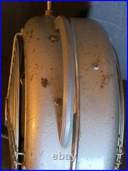 Antique 1930s Kenmore Space Heater Round Steel Industrial Steampunk Fan Pre war