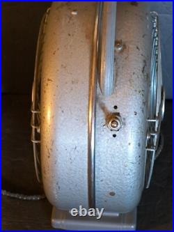 Antique 1930s Kenmore Space Heater Round Steel Industrial Steampunk Fan Pre war