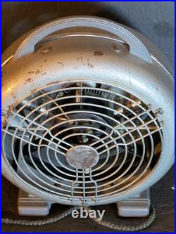 Antique 1930s Kenmore Space Heater Round Steel Industrial Steampunk Fan Pre war