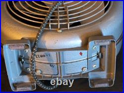 Antique 1930s Kenmore Space Heater Round Steel Industrial Steampunk Fan Pre war