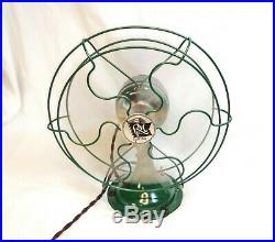 Antique 1930s Robbins & Myers Junior 10 inch Oscillating Fan Restored
